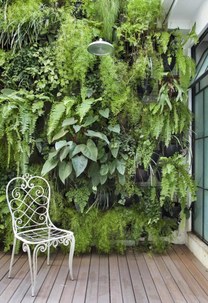 Consejos para un jardín vertical impresionante: combina plantas exteriores