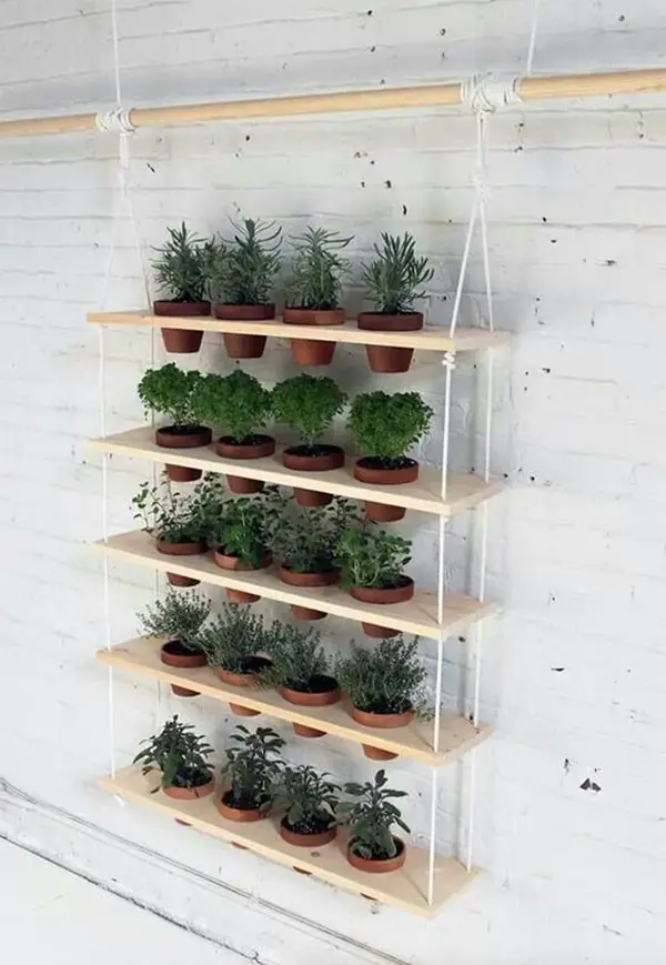 "Crea un original jardín vertical con estantes y plantas creativas" (55 caracteres)