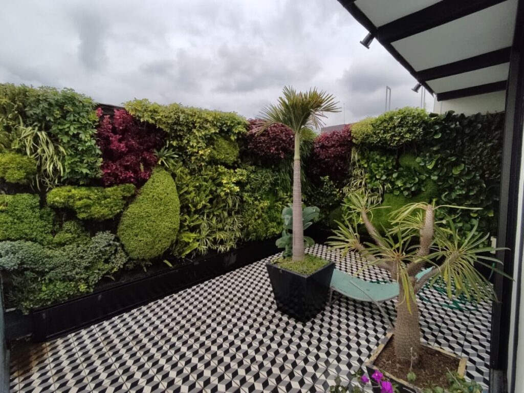 Mantén tu jardín vertical en la terraza con éxito